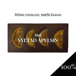 Pralinhuset - 100% Kakao - Syltad Apelsin