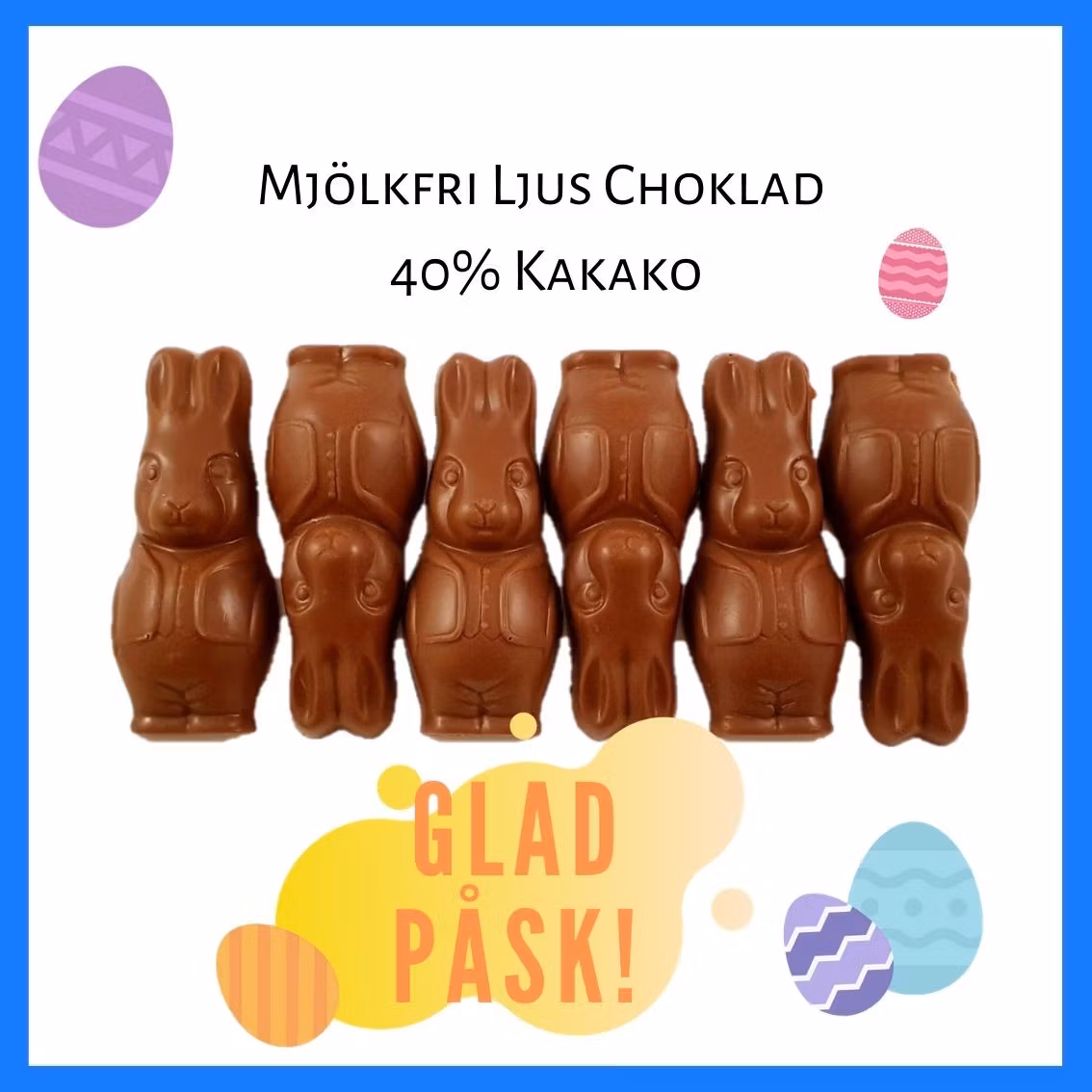 Pralinhuset - Mjölkfri Choklad - Påskharar