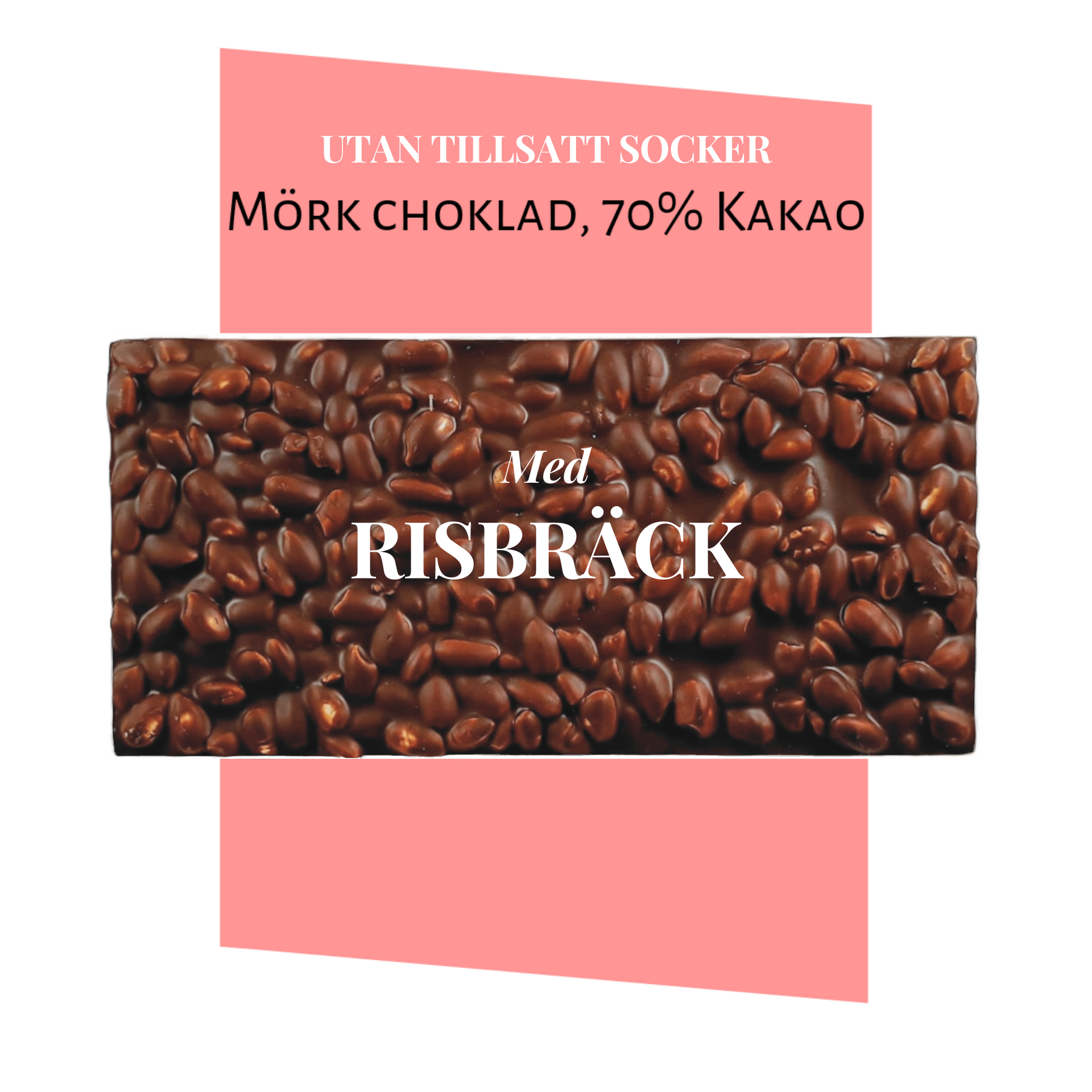 Pralinhuset - 70% Kakao - Risbräck - Utan Tillsatt Socker