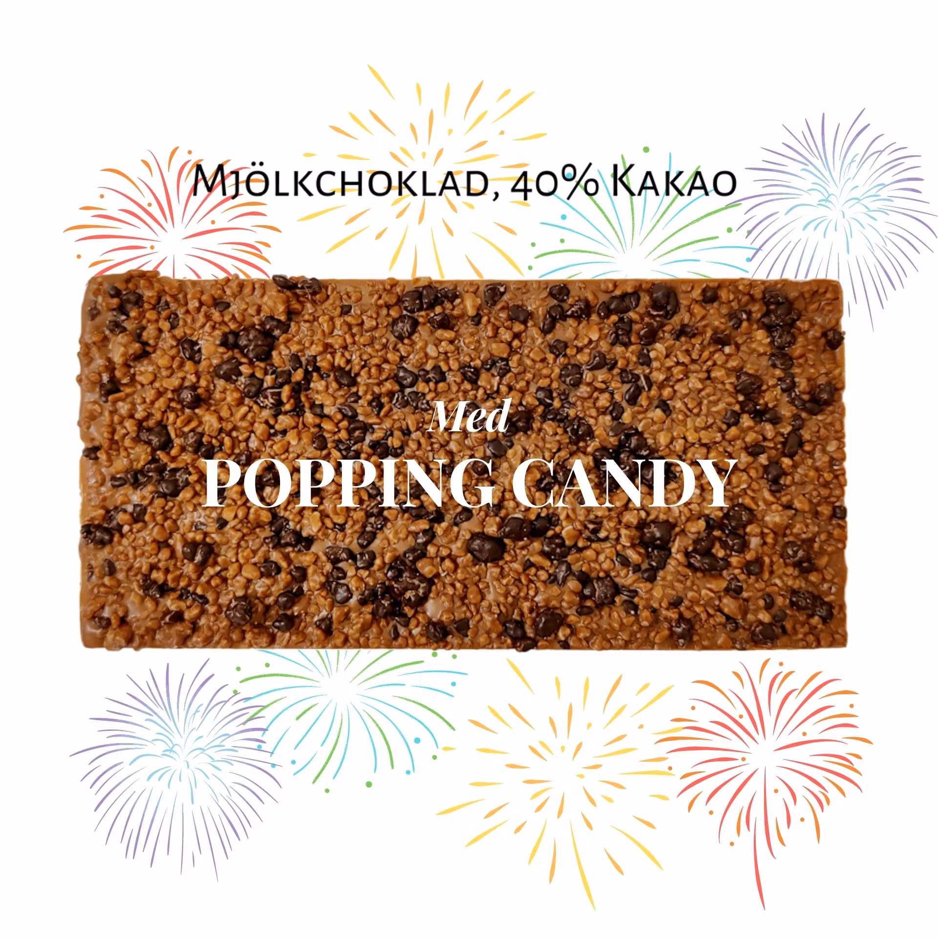Pralinhuset - 40% Kakao - Popping Candy