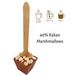 Pralinhuset - Drickchoklad - 40% Kakao - Marshmallows