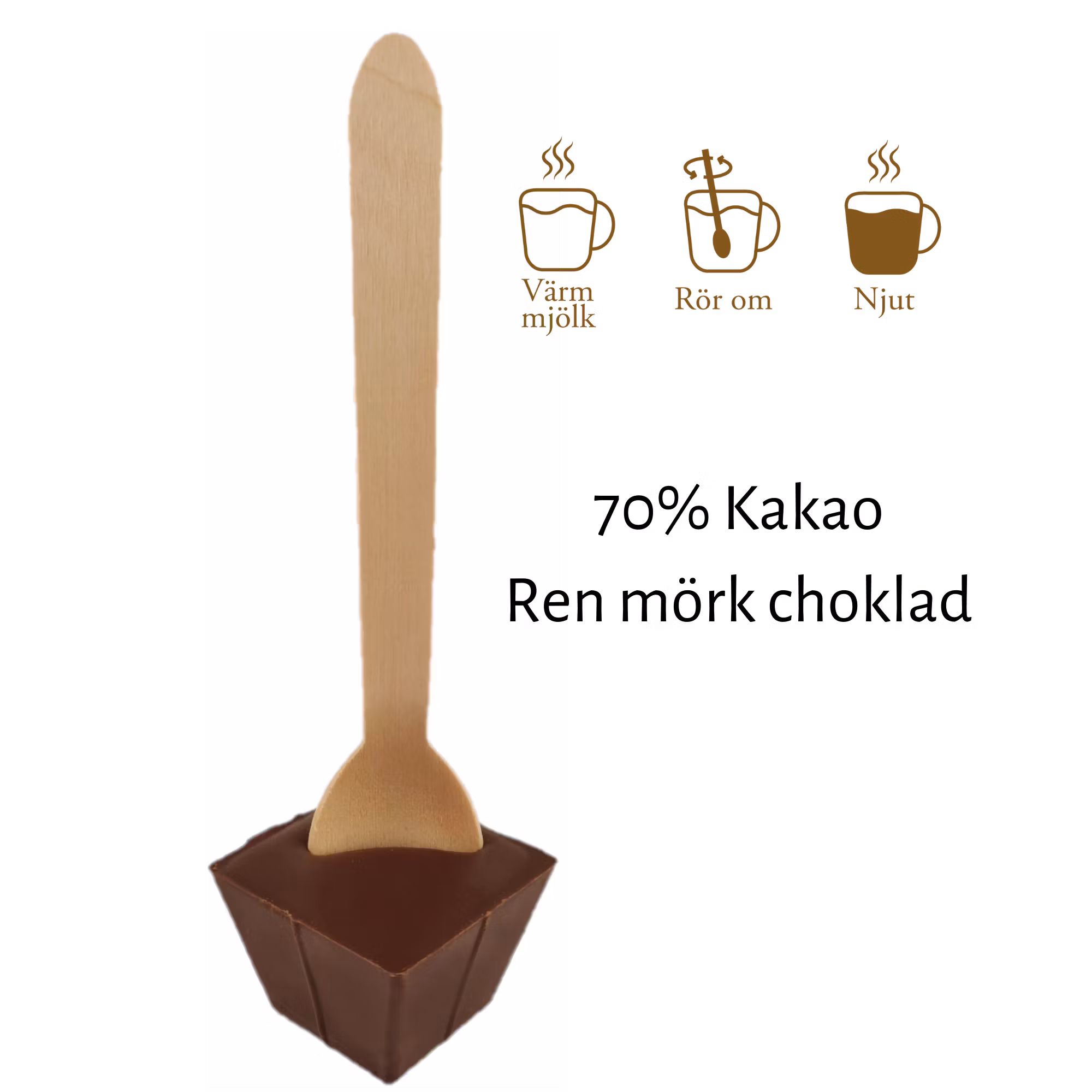 Pralinhuset - Drickchoklad - 70% Kakao