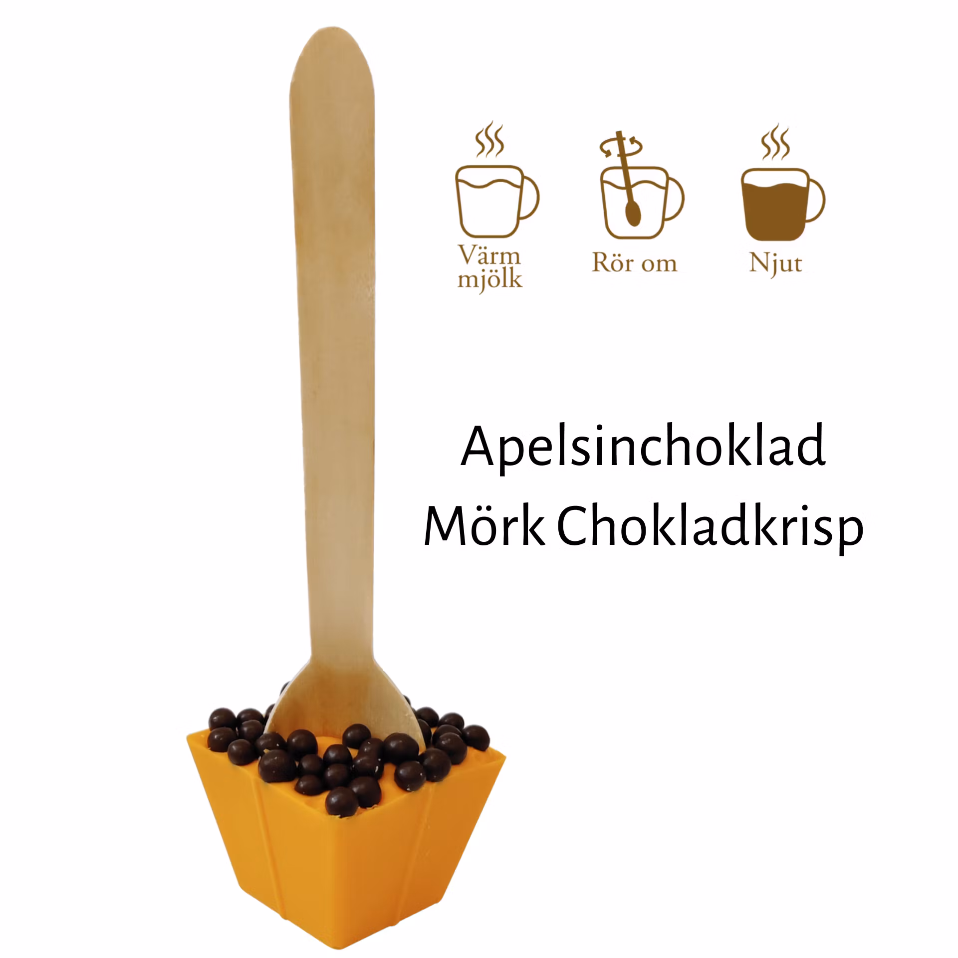 Pralinhuset - Drickchoklad - Apelsinchoklad - Chokladkrisp