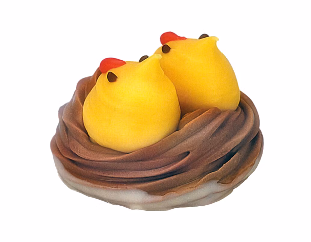 Påskpralin - Love Birds - Hasselnötsnougat