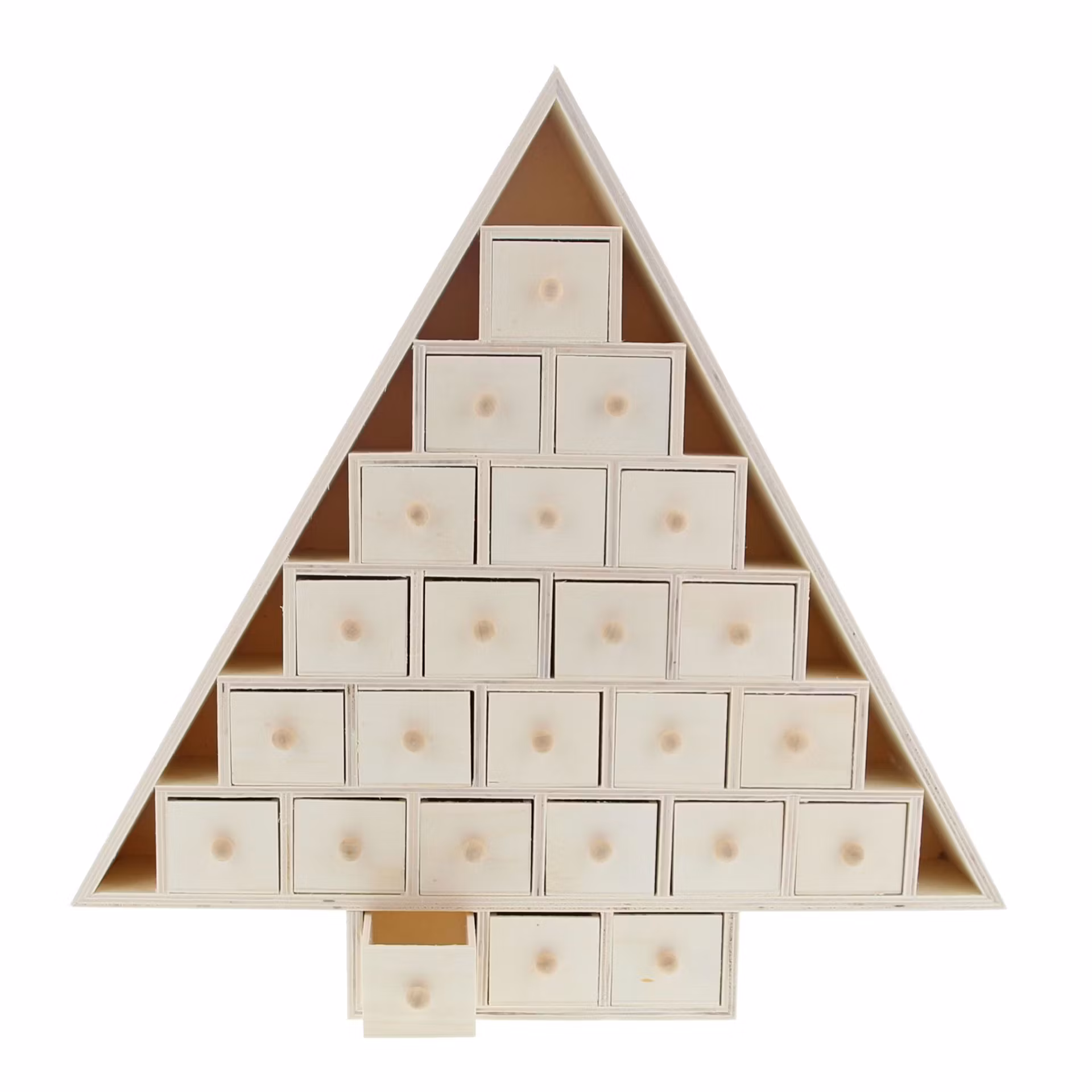 Tom Julkalender - Christmas Tree - Träkalender