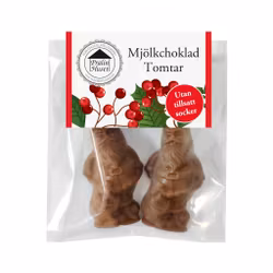 Pralinhuset - Julpåse - 2 pack Tomtar - Mjölkchoklad - Utan tillsatt socker