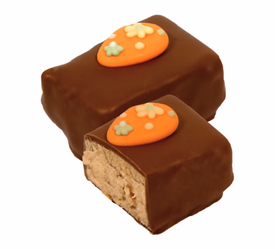 Påskpralin - Påskruta - Passionsfrukt & Mandelnougat