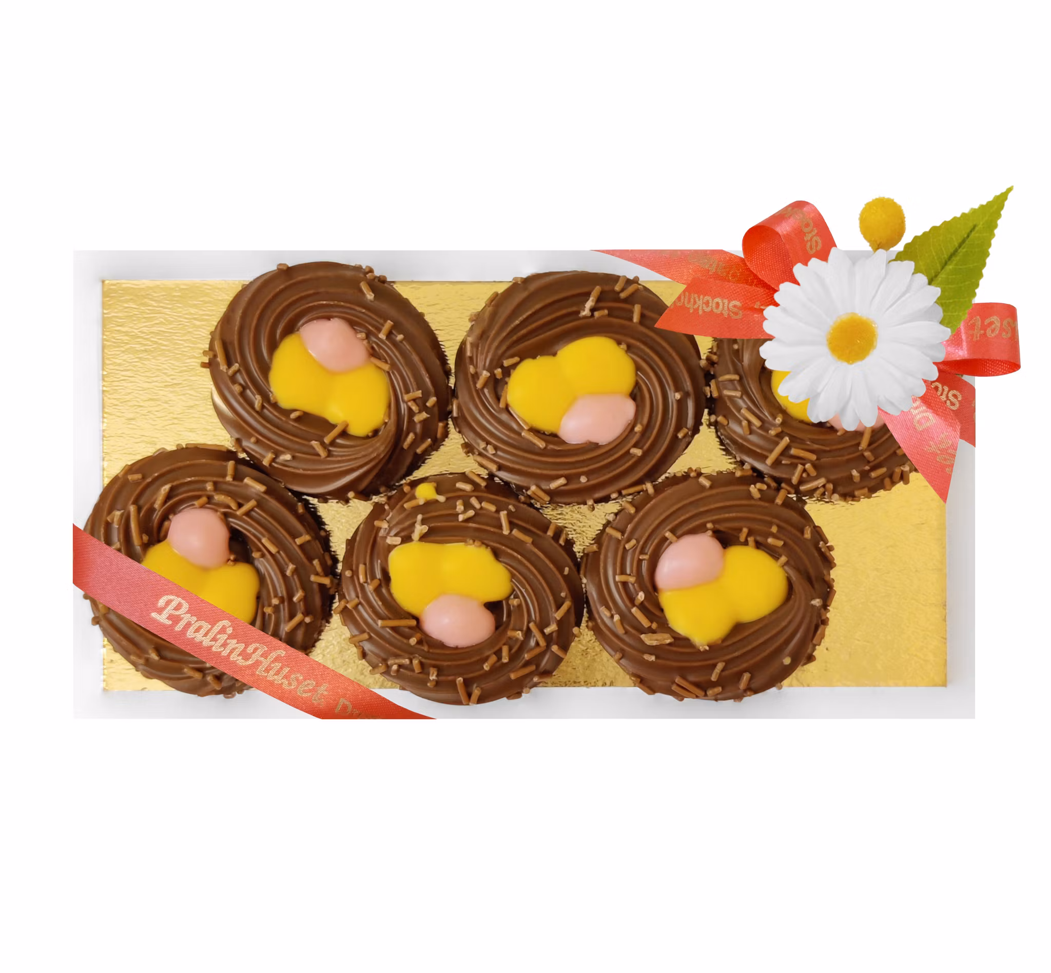 Pralinhuset - Blackbird Nest - Mjölkchoklad & Strössel