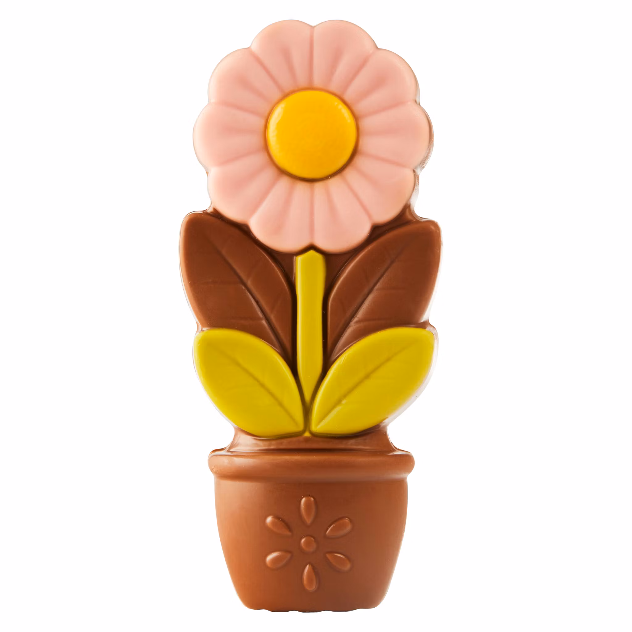 Chokladfigur - Blomstrande Chokladgåva - Rosa