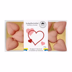 Pralinhuset - Jordgubbschoklad - Small Hearts