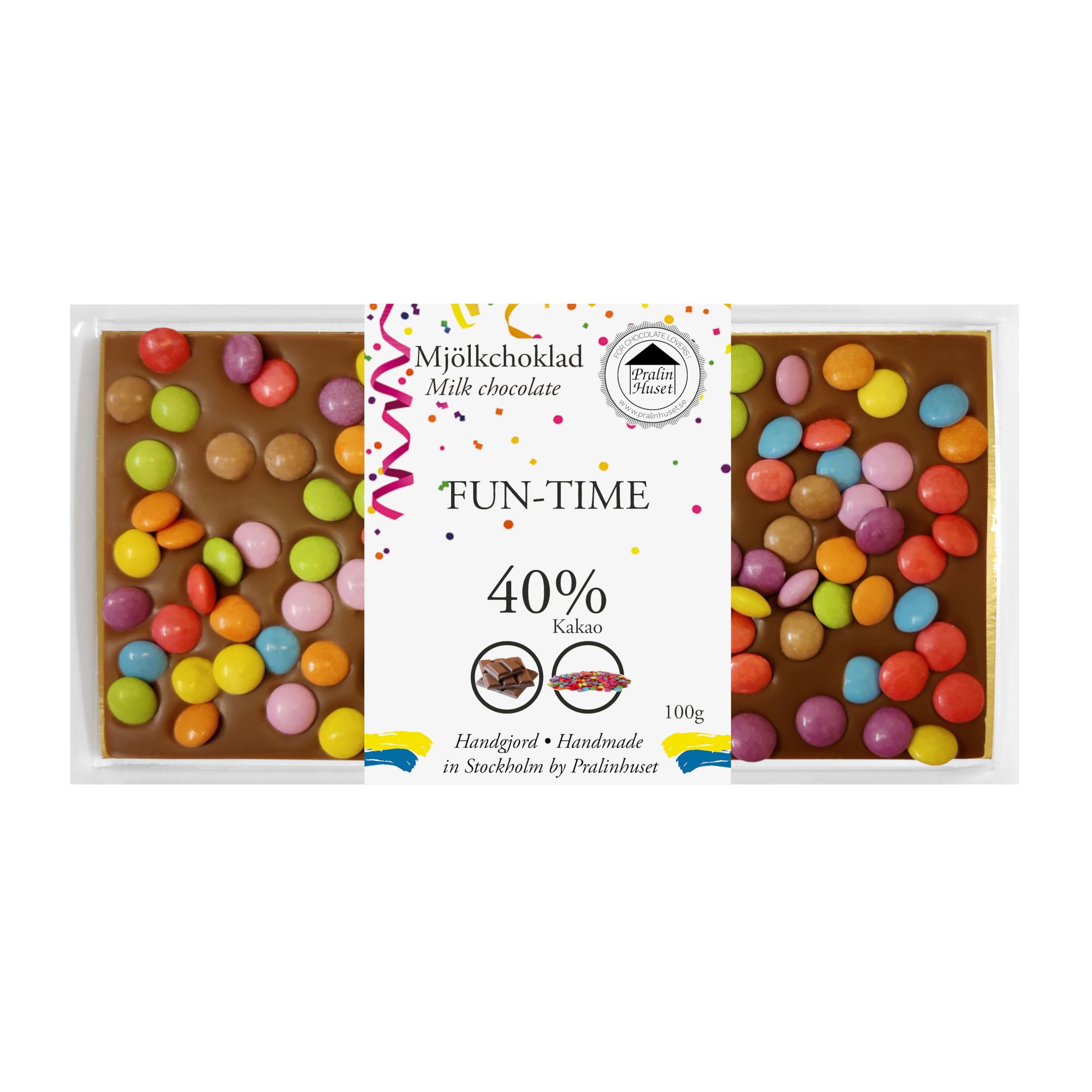 Pralinhuset - 40% Kakao - Fun Time