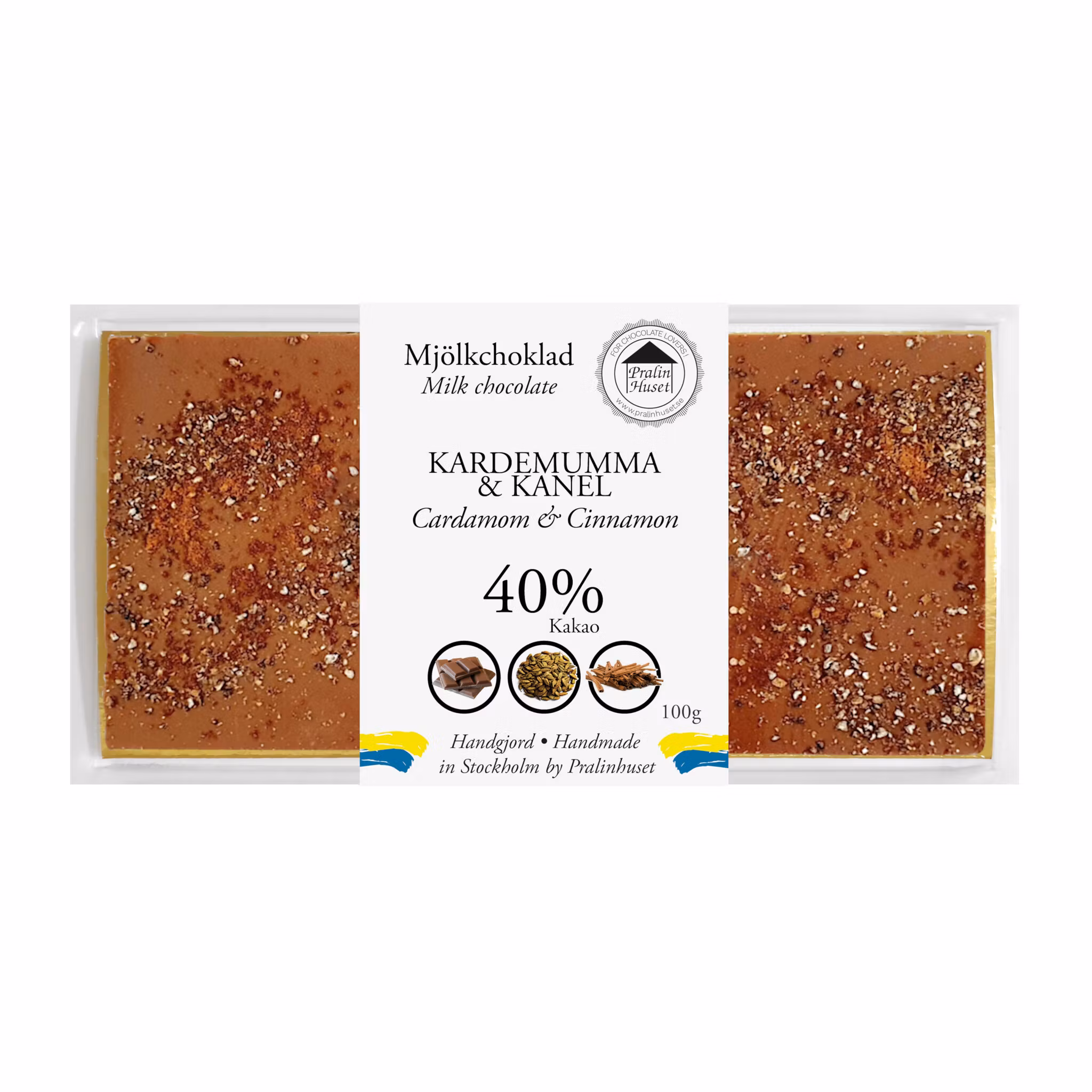 Pralinhuset - 40% Kakao - Kardemumma & Kanel
