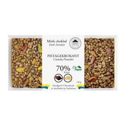Pralinhuset - 70% Kakao - Pistagekrokant