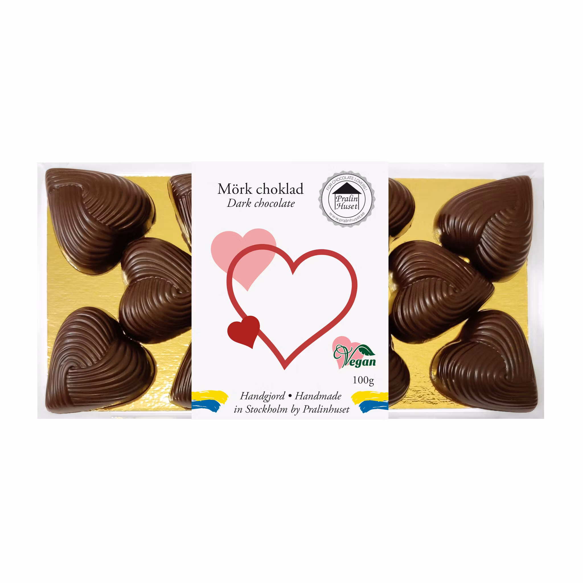 Pralinhuset - 70% Kakao - Small Hearts