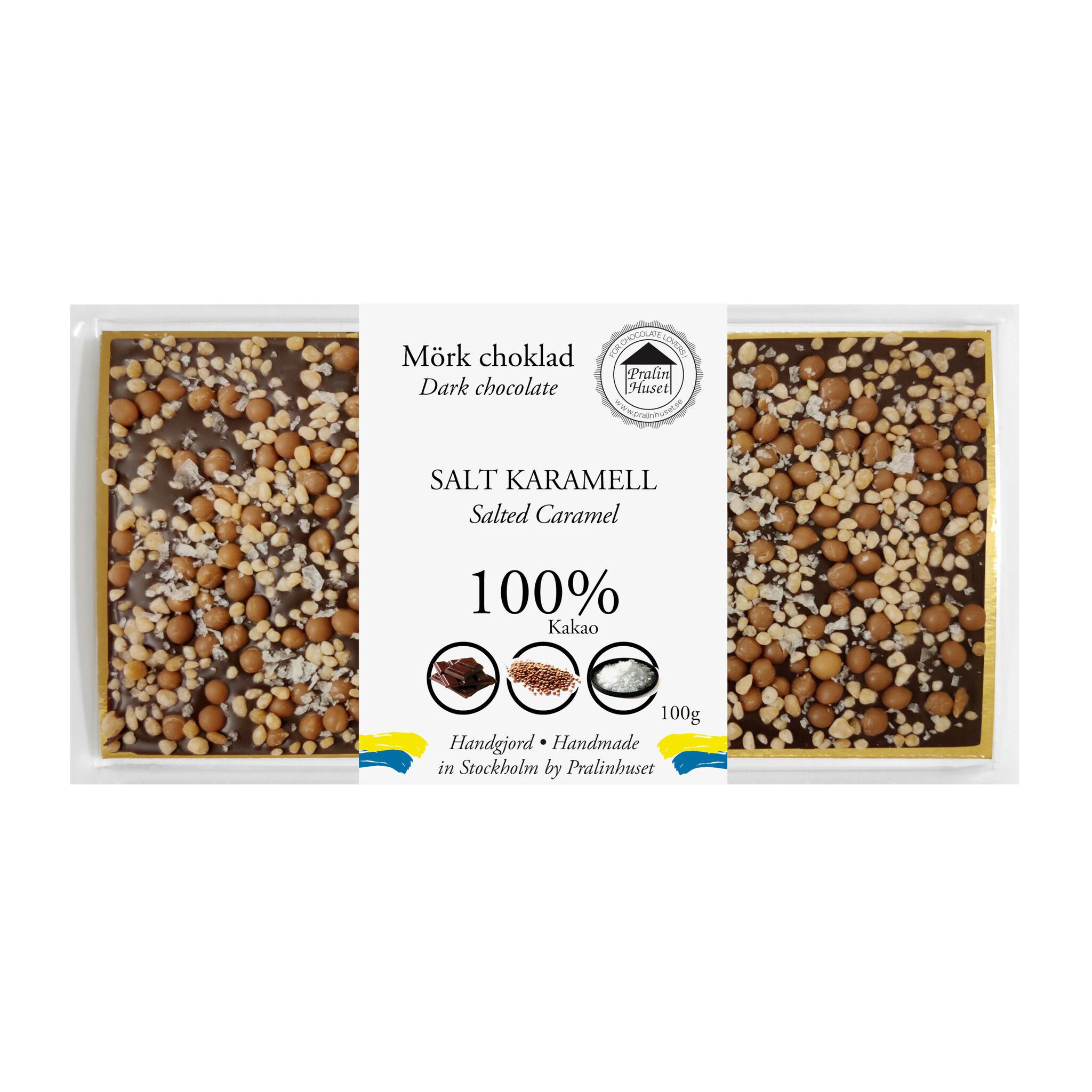 Pralinhuset - 100% Kakao - Salt Karamell