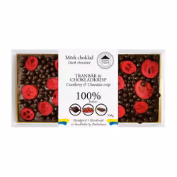 Pralinhuset - 100% Kakao - Tranbär & Chokladkrisp