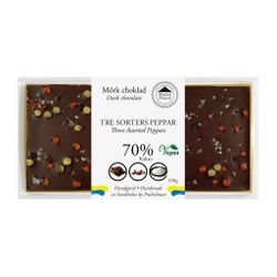 Pralinhuset - 70% Kakao - Tre Sorters Peppar