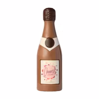 Chokladfigur - Champagneflaska Cheers! - 100g
