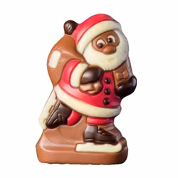 Chokladfigur - Santa on Skates - 50g