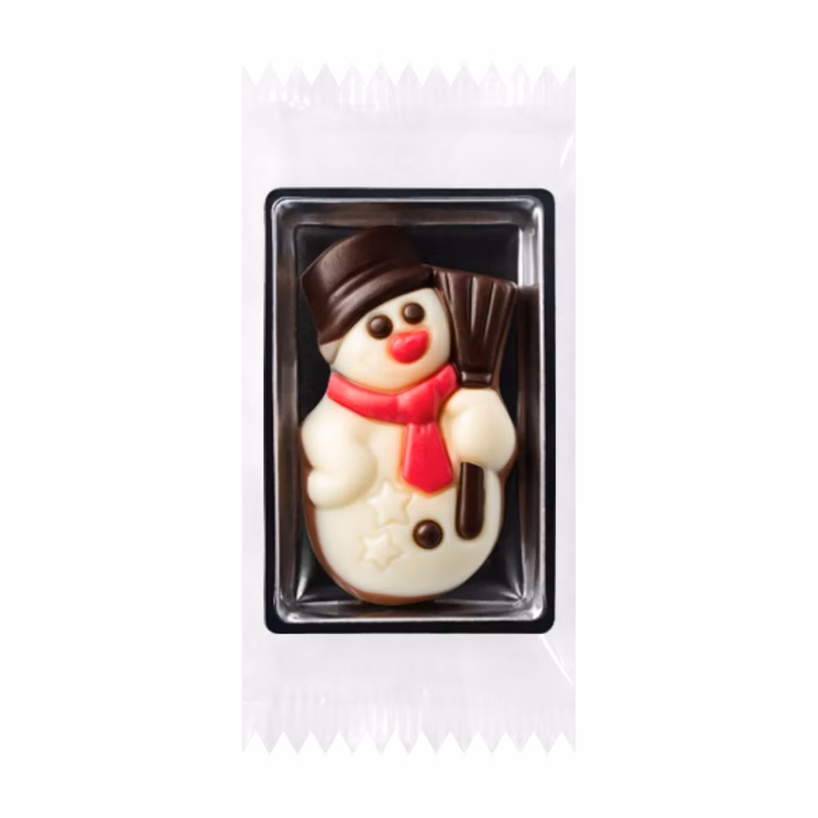 Julfigur - Snögubbe - Mjölkchoklad