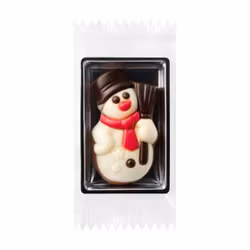 Julfigur - Snögubbe - Mjölkchoklad