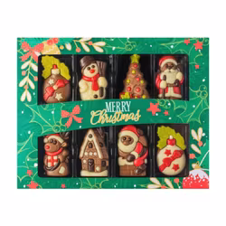 Chokladfigur - Julgåva - Merry Christmas - 80g