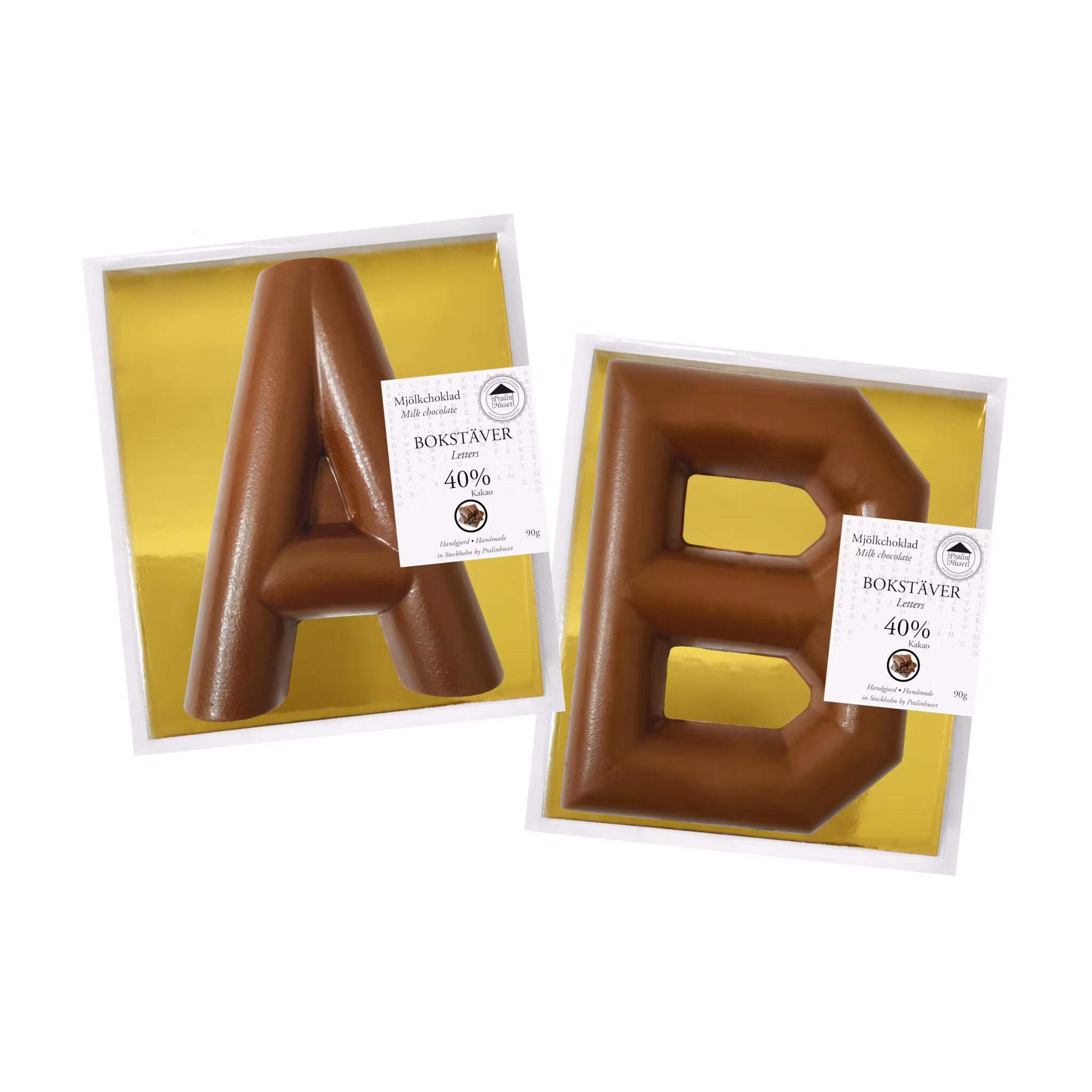 Pralinhuset - Chokladfigur - Bokstäver
