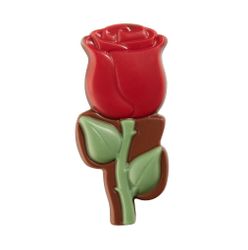 Chokladfigur - Röd Ros - Mjölkchoklad