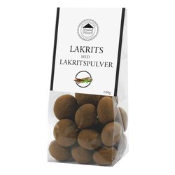 Pralinhuset - Lakritspåse - Lakrits med Lakritspulver