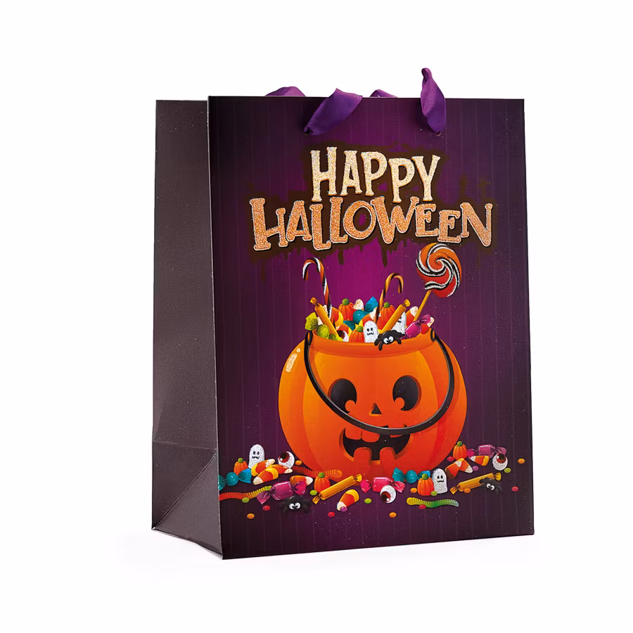 Halloween - Tom Presentpåse Pumpa