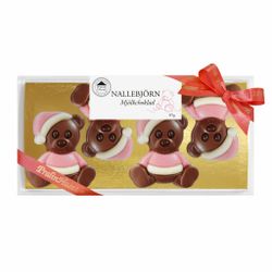 Pralinhuset Ask - Nallebjörn Rosa - Mjölkchoklad