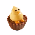 Påskpralin - Chicken Cupcake - Nougatkrisp