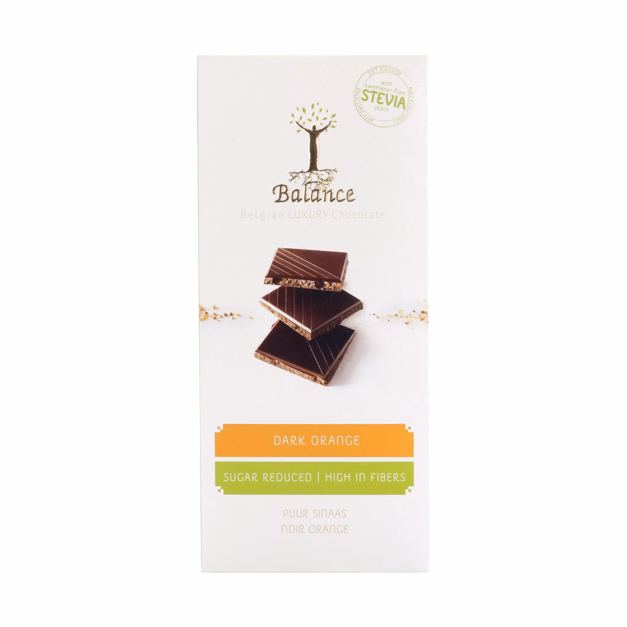 Chokladkaka - Mörk Apelsin 85g - Utan Tillsatt Socker