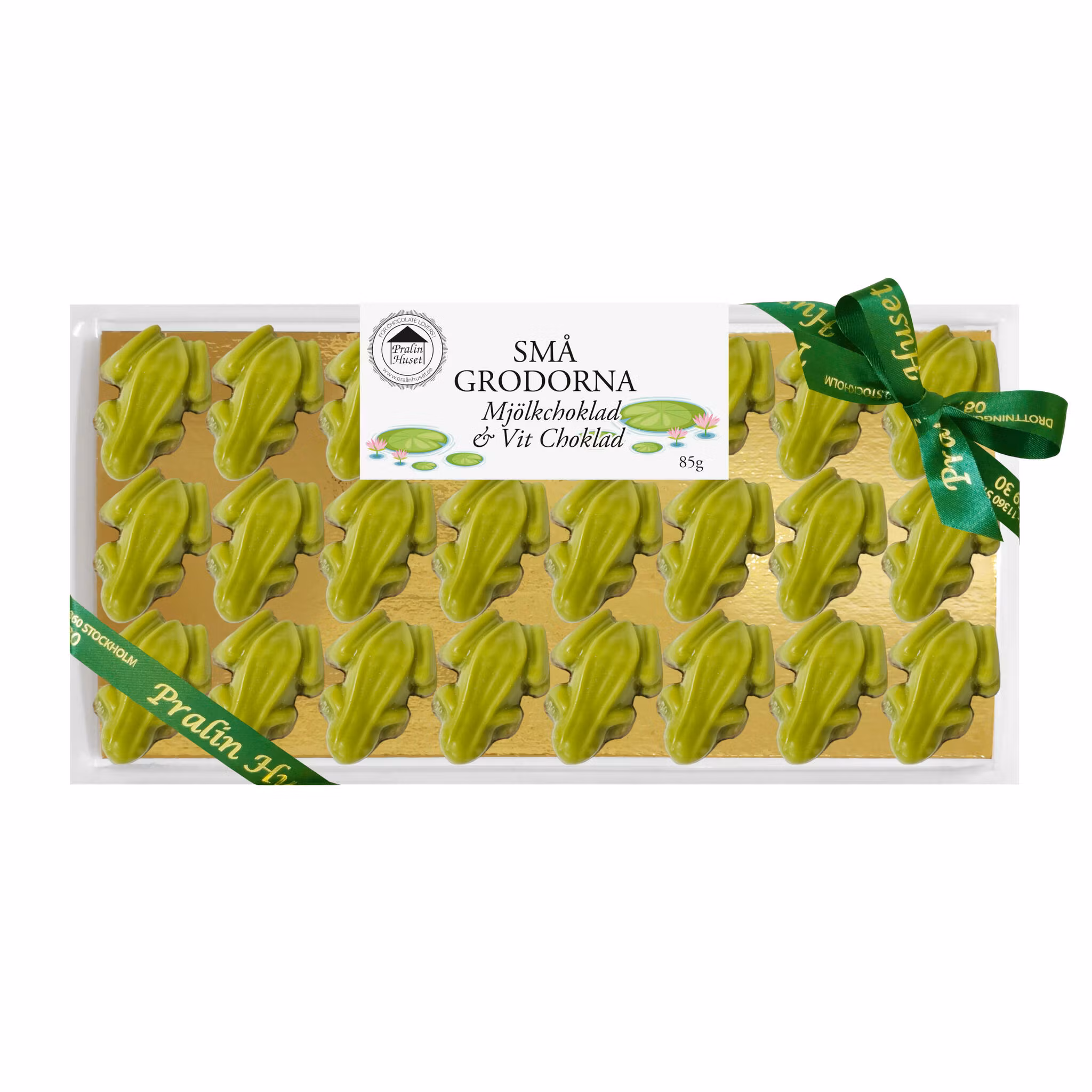 Pralinhuset Ask - Små Grodorna - Vit Choklad & Mjölkchoklad