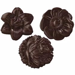 Pralin & Tryffel - Blomma - Mörk Choklad - Utan Tillsatt Socker