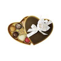 Pralinhuset - Sweetheart - Hjärtask Brun - 135g