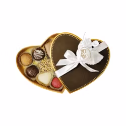 Pralinhuset - Sweetheart - Hjärtask Brun - 135g