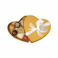 Pralinhuset - Sweetheart - Hjärtask Gul - 135g