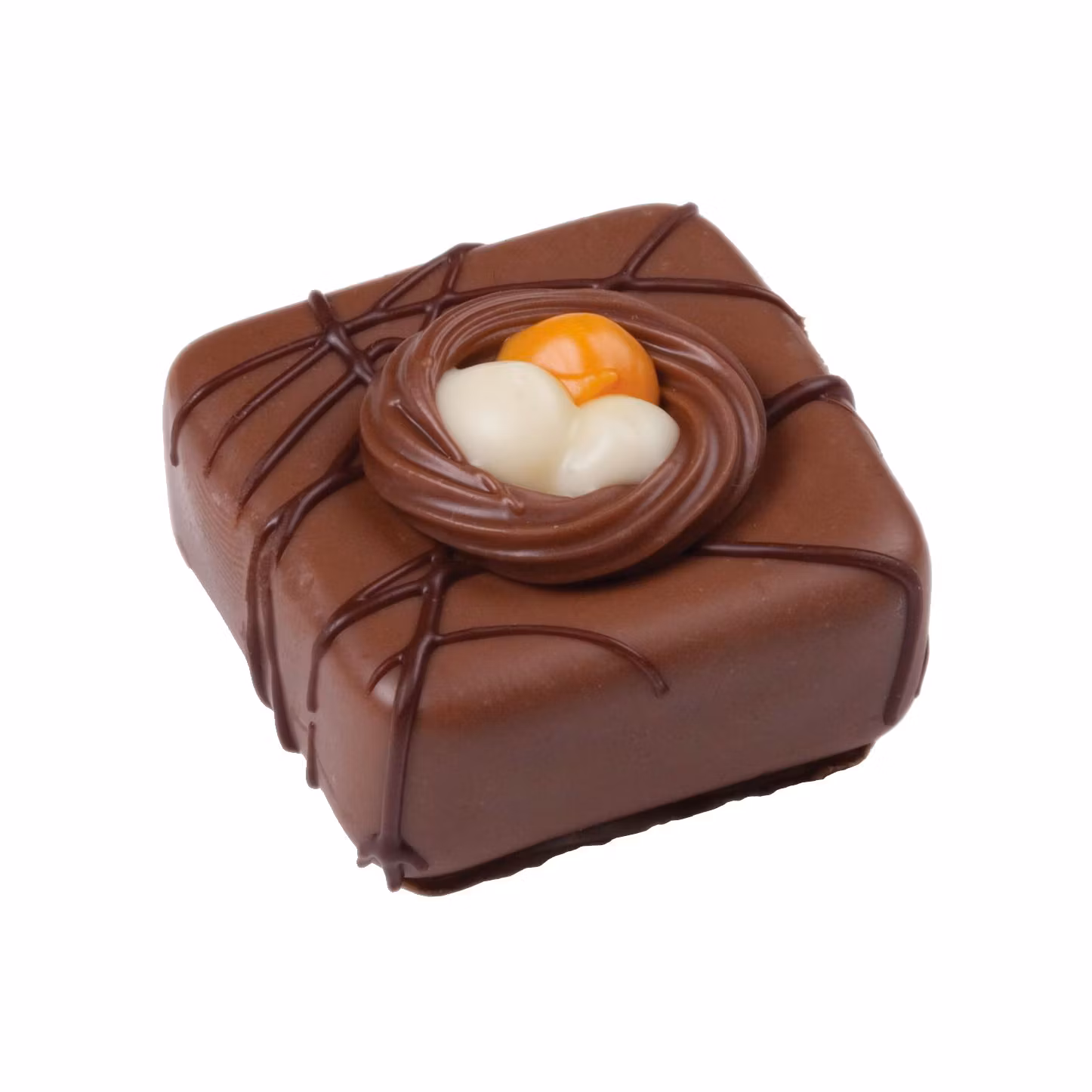 Påskpralin - Bird's Nest - Hasselnötsnougat