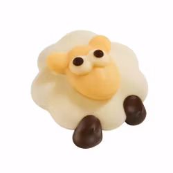 Påskpralin - Lilla Lamm - Hasselnötsnougat