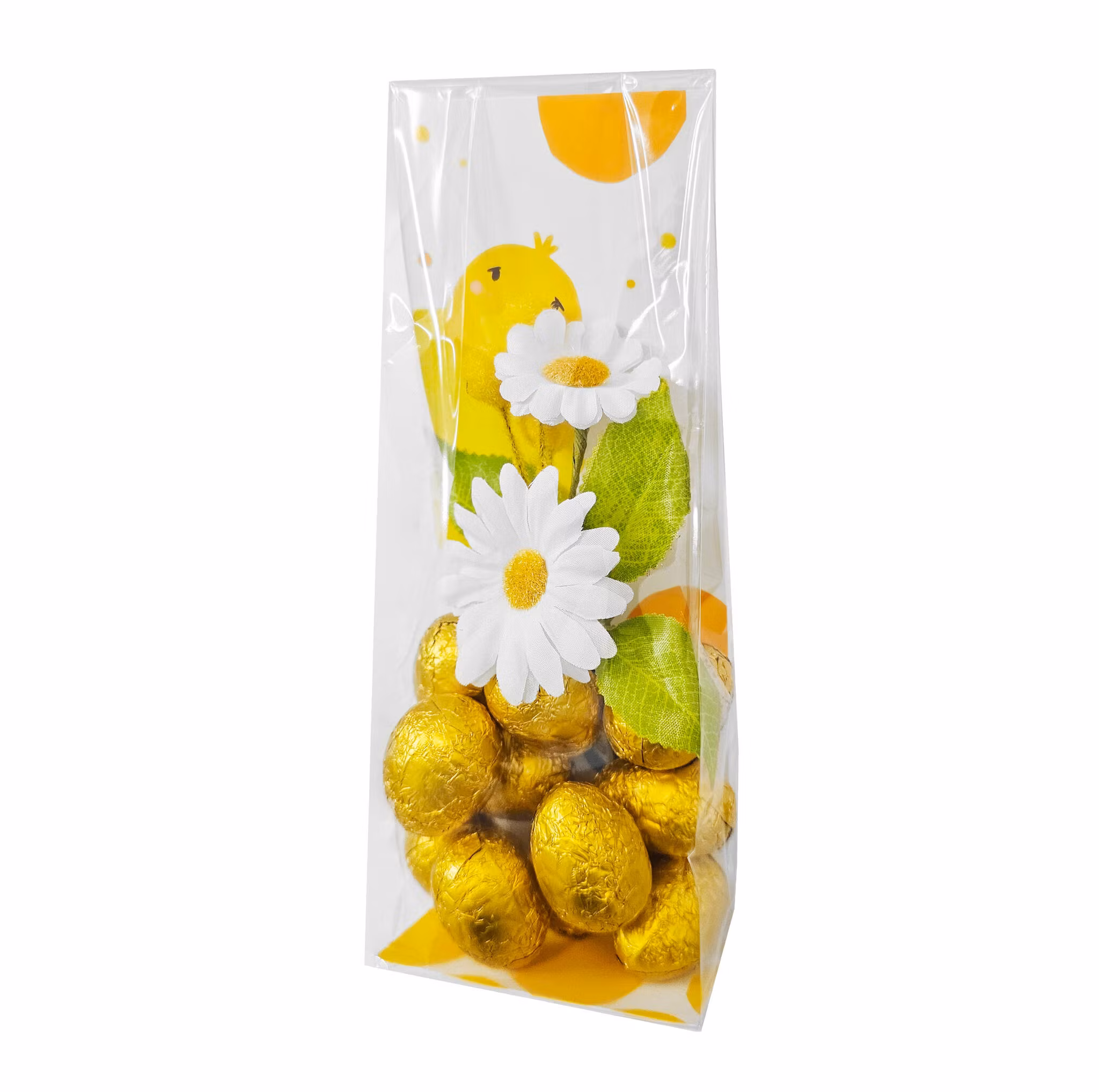 Påskpåse - Guld - Nougatägg i Choklad - 130 gram