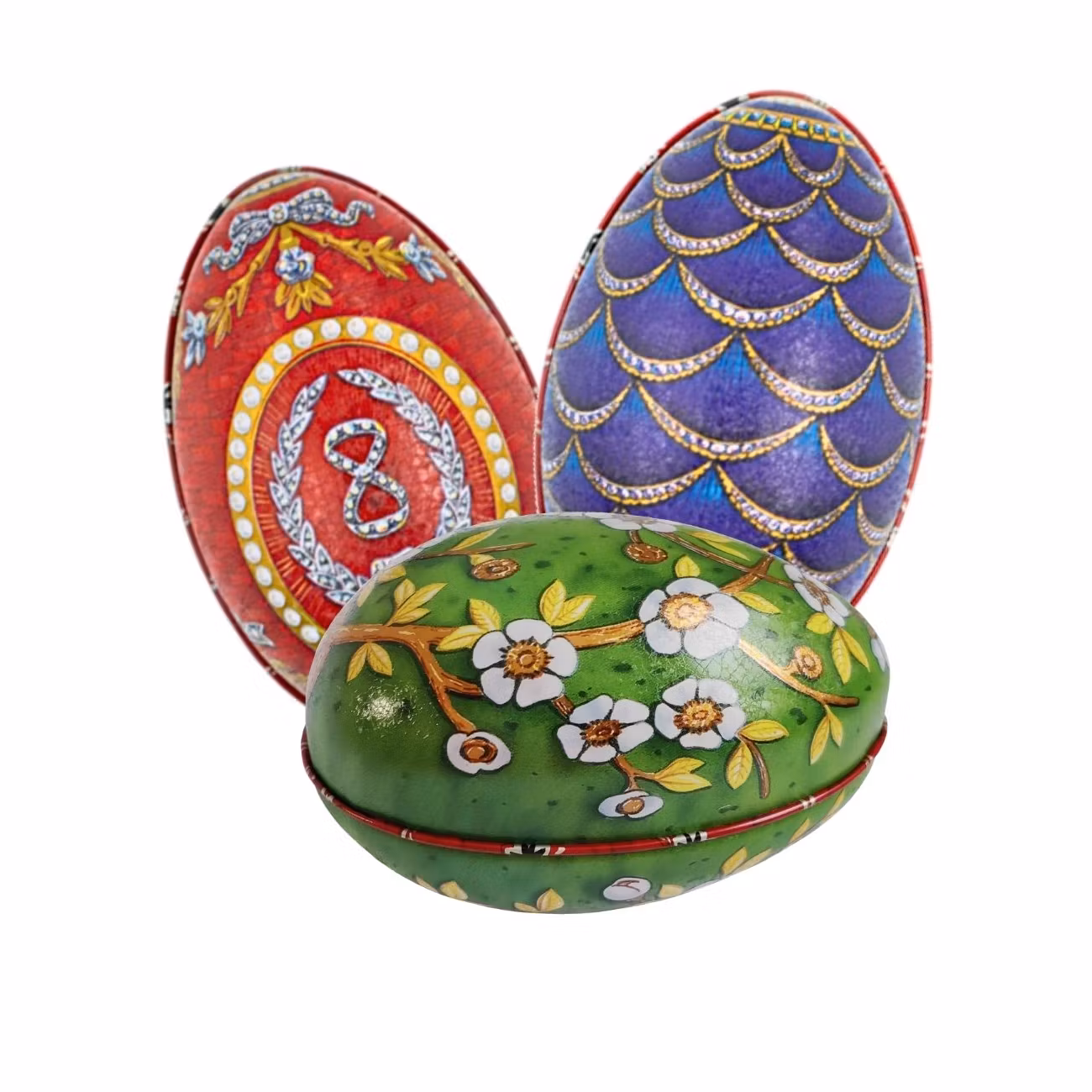 Pralinhuset - Tomt Fabergéägg - 6 olika Varianter