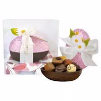 Pralinhuset - Påskägg Drömägg - Mörk & Ljus Choklad 400 gram - Kan Endast Hämtas i Butik