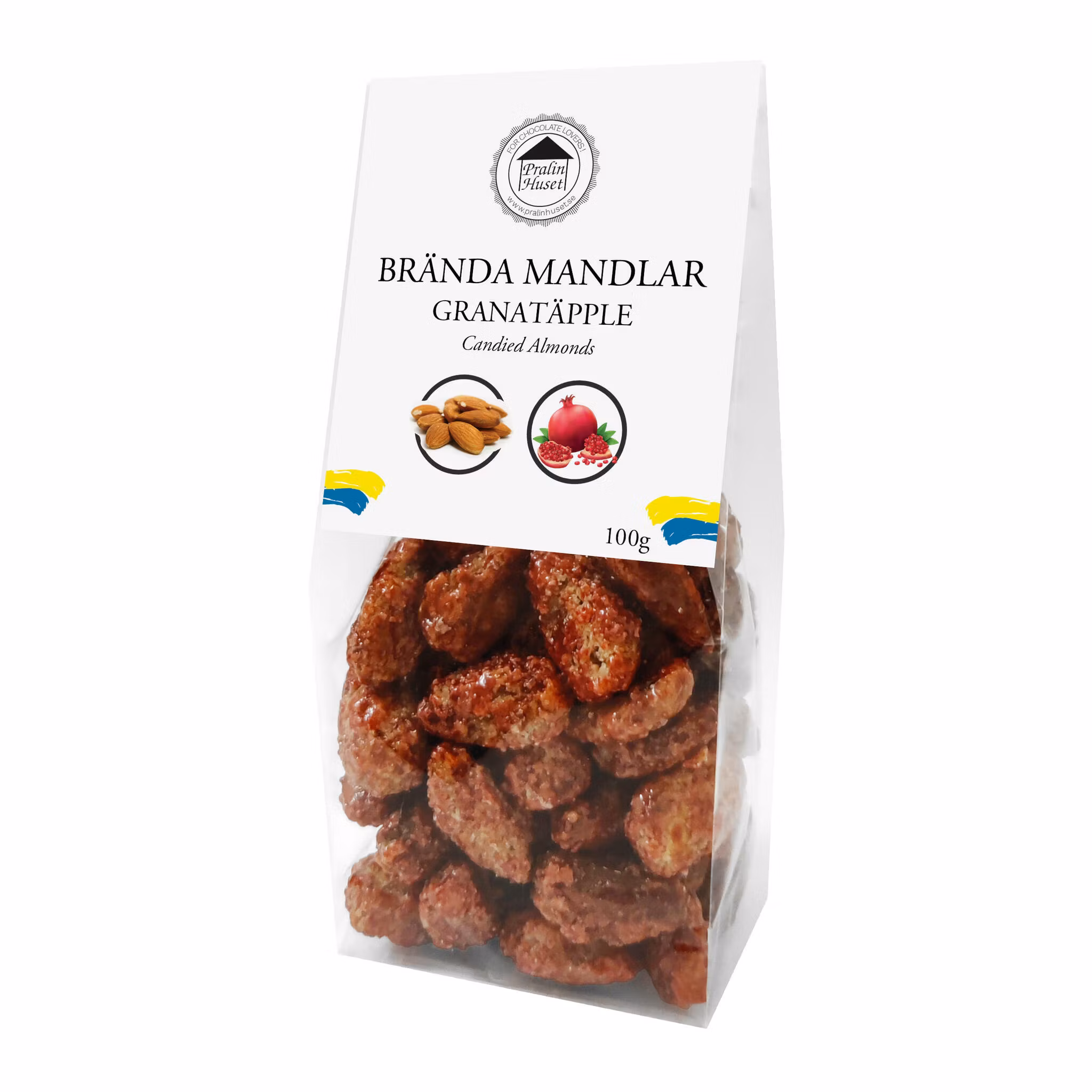 Pralinhuset - Brända Mandlar - Granatäpple