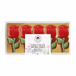 Pralinhuset - Grattis på Mors Dag! - Röda Rosor 130g