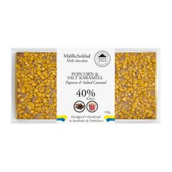 Pralinhuset - 40% Kakao - Popcorn & Salt Karamell