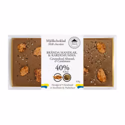 Pralinhuset - 40% Kakao - Brända Mandlar &  Kardemumma