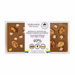 Pralinhuset - 40% Kakao - Brända Mandlar, Irish Coffee & Fudge