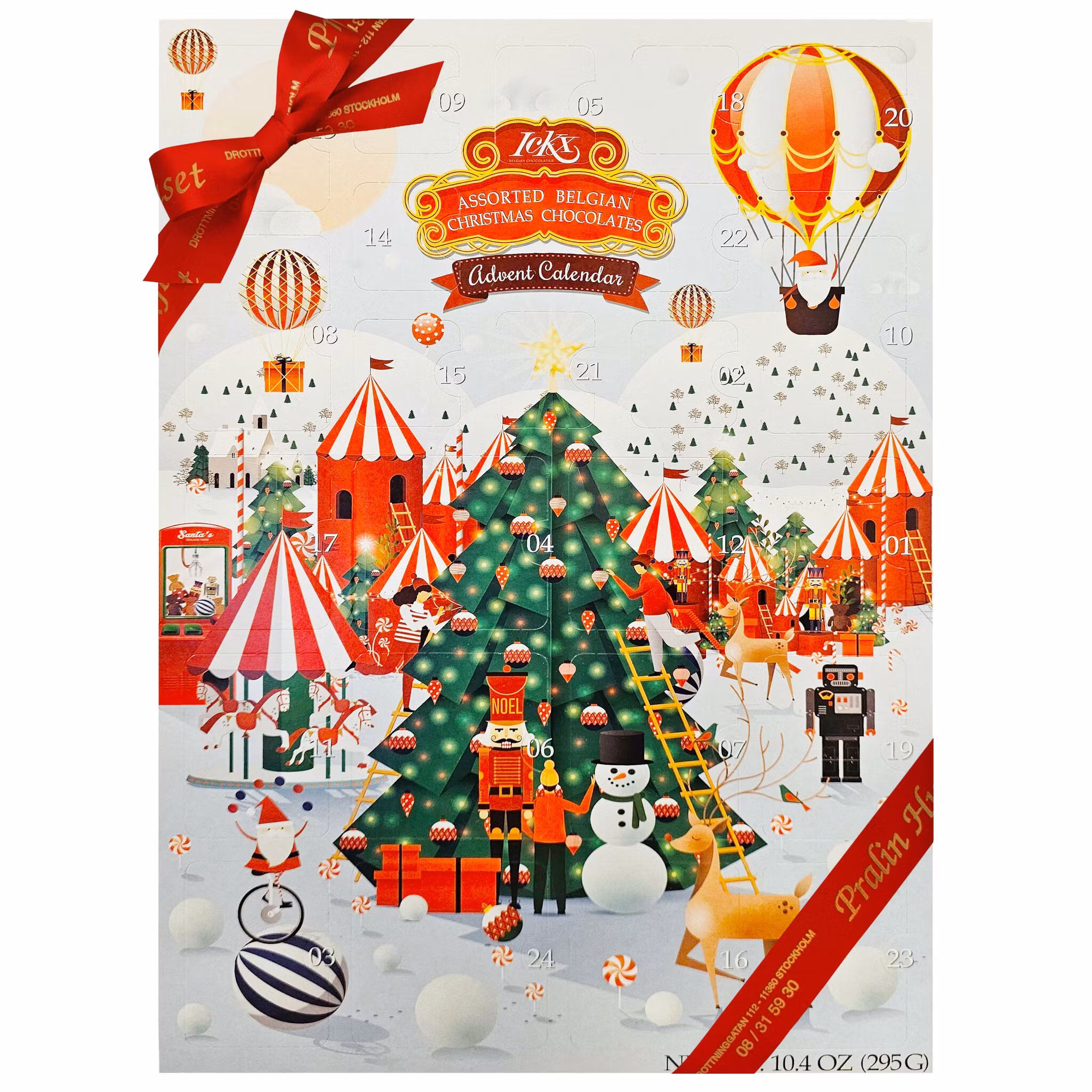 Julkalender - Julmarknad - Choklafigurer
