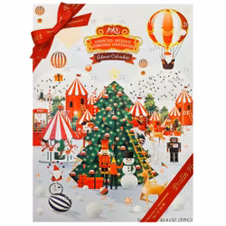 Julkalender - Julmarknad - Choklafigurer
